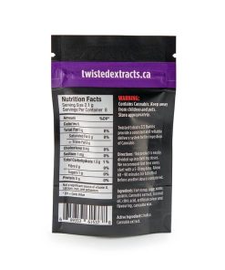 Alternative view of Twisted Extracts Black Cherry ZZZ Bomb (Indica)