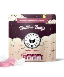 THC/CBD/CBN Bedtime Raspberry Creme Chews 10ct