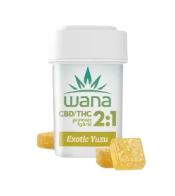 Organic Sour Exotic Yuzu 2:1 CBD:THC Gummies 10ct