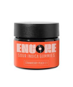 2:1 Sour Strawberry Peach Gummies 10ct