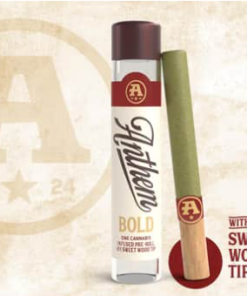 Blue Raspberry Kush Anthem Bold Sweet Wood Tip Infused PreRoll 1g