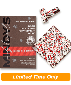 Dark Chocolate Peppermint Bark 10ct