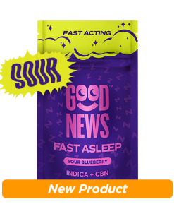 FAST ASLEEP Sour Blueberry Fast-Acting Gummies 10ct