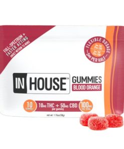 5:1 CBD:THC Full Spectrum Blood Orange Gummies 10ct