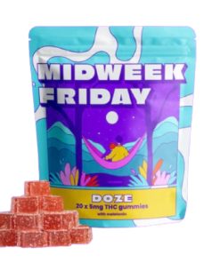 Indica Strawberry Doze Gummies 20ct