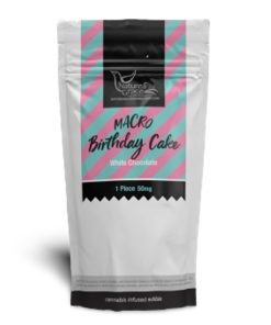 MACRO Birthday Cake White Chocolate Bar