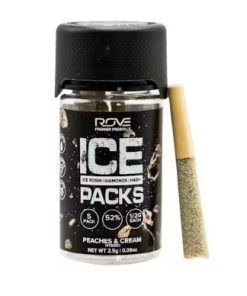 Peaches and Cream Ice Packs- Infused Pre-Roll Pack 2.5g 2.5g (5ct)