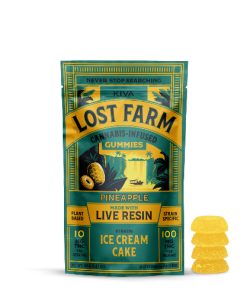 Pineapple Gummies Infused with Ice Cream Cake Live Resin