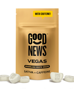 VEGAS Sparkling White Grape Gummies with Caffeine 10ct