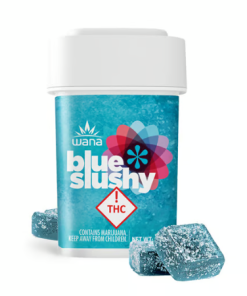 Wana Organic Quick Blue Raspberry Slushy Gummies 100mg (10ct)