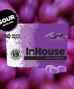 1:1 THC:CBC Sour Grape Gummies 100mg 10ct