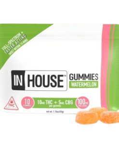 2:1 THC:CBG Watermelon Gummies 10ct