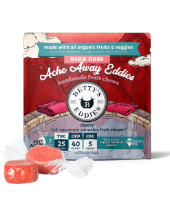 THC/CBD/CBC Cherry Ache-Away Chews 2ct