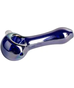 Iridescent Large Spoon Hand Pipe 4"