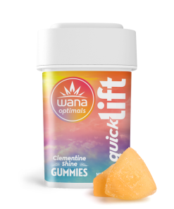 Wana Organic Quick Clementine Shine 1:1:1 THC:CBG:THCV 100mg Gummies (10ct)